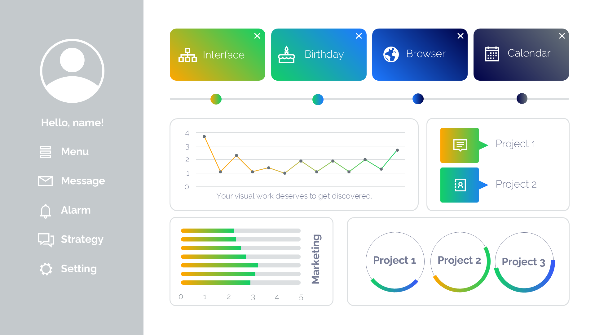 Dashboards Light slide 7
